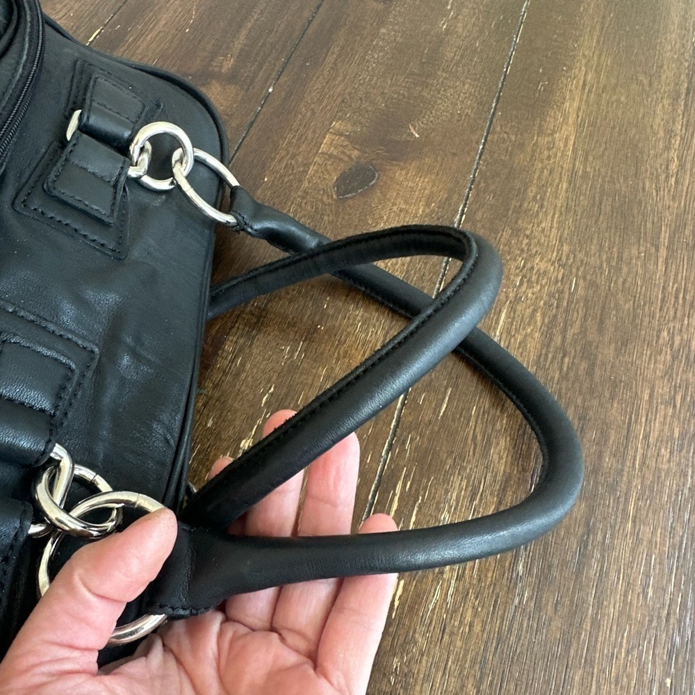 BCBGMAXAZRIA Studded moto/satchel bag - Picture 9 of 14
